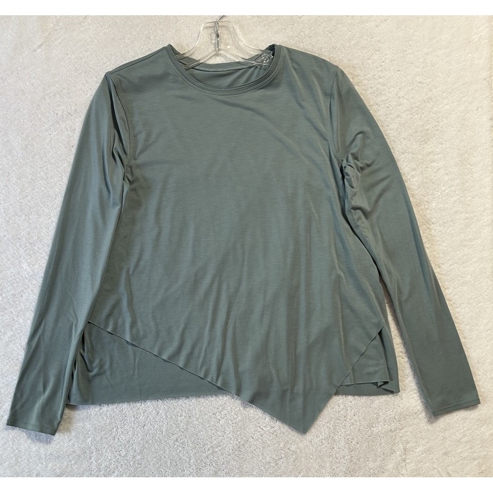 Lululemon Womens Size 6? Teal Blue Sweetest Day Long Sleeve Asymmetrical Top